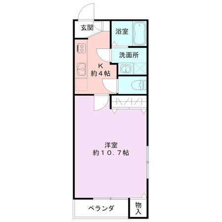 新潟駅 バス19分  女池線　女池愛宕停下車：停歩2分 2階の物件間取画像